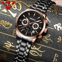 cwp 2021 NIBOSI Luxury Business Quartz Watch Casual Fashion Wristwatch Classic Calendar Date Window 30M Waterproof Relogio Masculi209i