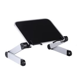 Foldable Reading Book Holder Bookcase Stand for Cookbook PC 360 Degree Adjustable Support Desk Organiser 240222