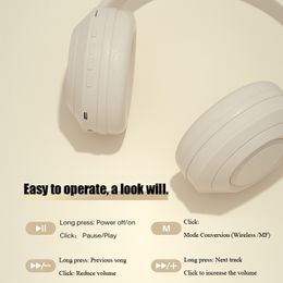 Bluetooth wireless earphones come noise-cancelling Wireless hi-fi heavy bass headphones with headsets