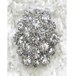 Whole CLEAR CRYSTAL RHINESTONE PIN BROOCH BRIDESMAID FLOWER GIRL WEDDING FASHION PARTY PROM BROOCHES PIN JEWELRY GIFT C66404568289
