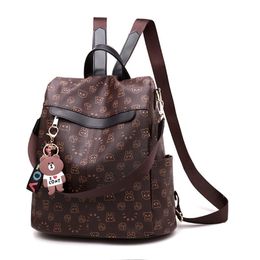 2021 SS Backpack Style Purse Fashion designer PU Leather lady bags top quality Handbags Soft Great Cover women ladies Shoulder273Q