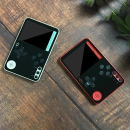 Consoles Retro Mini Handheld Game Console 2.4Inch Soft Screen Portable UltraThin Rechargeable Gamepad Builtin 500 Games