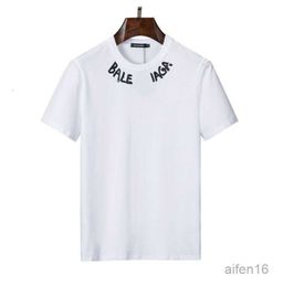 New style Designer Brand Tees T Shirts Top Quality Pure Cotton Short Sleeve Simple Letter Printed Summer Casual Men Clothing Size S-XXXXL