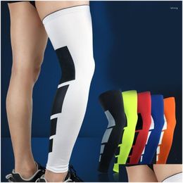 Elbow Knee Pads 1 Pce Legwarmers Guard Sleeve Basketball Soccer Breathable Cycling Outdoor Football Volleyball Drop Delivery Sport Dhg27