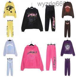 Spider Hoodies Sp5der Young Thug 555555 Angel Pullover Hoodie Pants Autumn and Winter Men Fashion Sp5ders Clothing Sweatshirts8CHO 8CHODSOE DSOE