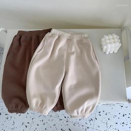 Trousers Baby Boys Girls Warm Big PP Pants Spring Autumn Children's Cotton Soft Outerwear Kids Infant Cute Plush