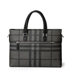 Designer Briefcases Bag For Men With Internal Pocket Computer Office Crossbody Handbag Laptop Porte-Documents Large Capacity Voyag298j