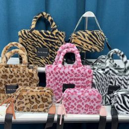 marc the tote women shoulder bags designer handbags Shoulder Bags plush Leopard Print Camera Bag crossbody shopping handbags 22102278r