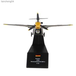 Aircraft Modle 1 72 Scale Bf-109 / Me-109 Fighter Aircraft Model - Diecast Fighter Plane Replica - Mini Decorative Toy