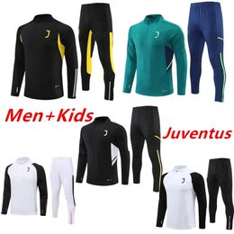 Juventus tracksuit 2023 2024 soccer jerseys POGBA DI MARIA VLAHOVIC CHIESA 22 23 24 Juventus High Quality training suit men kids kit football kit uniform sportswear