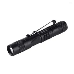 Flashlights Torches Pen Torch Super Small Mini XPE-R3 LED Lamp Belt Clip Light Pocket With Holster