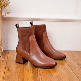 Dress Shoes Knitted Key Height Women's Heeled 34 Stiletto Heel Boots Sneakers Sport Portable Order Workout Athlete