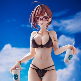 Anime Manga 26CM NSFW 92M Illustration "kinshi No Ane Swimsuit Ver PVC Action Figure Toy Adult Collection Model Doll Gifts