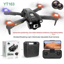 YT163 Drone Aerial Photography High-definition Optical Flow Obstacle Avoidance Remote-controlled Aircraft Breathing Light Quadcopter