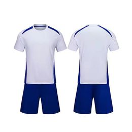 Adult football uniform set for male students, professional sports competition training team uniform, children's light board short sleeved jersey customizationpo