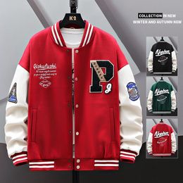 Designer-Männer-Baseball-Jersey-Mantel, Mode-Damen-Buchstaben-Mann-Jacken, bestickte Buchstaben-Jacke, einreihige Oberteile, Paare, Herrenbekleidung