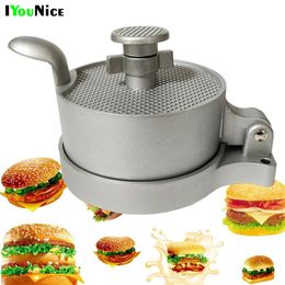 Kitchen Aluminium Alloy Hamburger Mould Meat Press Tool Patty Makers Meat Burger Maker Mould Hamburger Press Meatballs Tools 240219