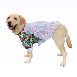 Dog Apparel Summer Dress Maid Skirt Small Medium Big Large Clothes Poodle Schnauzer Samoyed Husky Labrador Golden Retriever Clothing