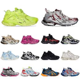 2024 New Tracks 7.0 Runners Sneakers Designer Casual Shoes Platform Brand Graffiti White Black Deconstruction Tracks 7 Women Men Tracks Trainers Runner Casual Shoes