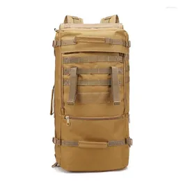 Backpack GZ Tactical Commuter Outdoor Rainproof Large Marching Rucksack 60L High Density Waterproof Oxford