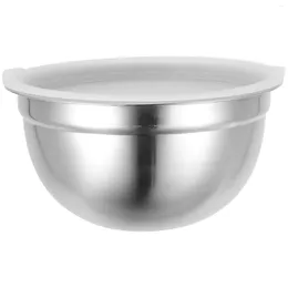 Bowls Multi-functional Cooking Bowl Baking Set (20cm Single Basin Lid) Stainless Steel Mixing Big Plastic Metal