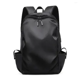 School Bags Waterproof Backpack Men Fashion Bag Laptop USB Charging Men's Business Backpacks Women Travel Rucksack Mochila Hombre