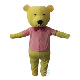 2024 High quality Bear Cartoon Mascot Costumes Christmas Fancy Party Dress Cartoon Character Outfit Suit Adults Size Carnival Easter Advertising Theme Clothing