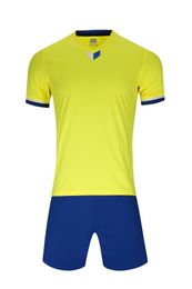 Adult football uniform set for male students, professional sports competition training team uniform, children's light board short sleeved jersey customizationy