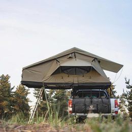 Tents And Shelters 4x4 Car Accessories Outdoor Off-road Camping Canvas Roof Top Tent 5 Person