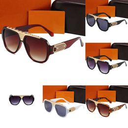 Brand Sunglasses Designer Sunglass High Quality Eyeglass Women Men Glasses UV400 Lens Unisex with Case AAA0783 Womens Sun Glass