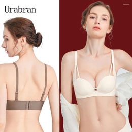 Bras UBAU Push-Up Sexy Strapless Underwear No Steel Ring Beautiful Back Closed Breasts Comfortable Breathable Sling Women's Bra