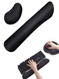 Wrist Rest Mouse Pad Memory Superfine Fibre Ergonomic Mousepad for Typist Office Gaming PC Laptop 21061536976307006812