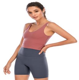 Summer lulu women's nude yoga pants are skin friendly and breathable with a strict selection of 5-point yoga pants for hip lifting fitness luluemon