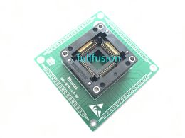OTQ-64-0.8-01 Enplas QFP64 TO DIP Programming Adapter TQFP64 IC Test And Burn In Socket 0.8mm Pitch Package Size 14x14mm