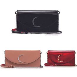 2024 NOVAS BACAS DE DESIGNER CL RIVET HOLE MULHERIA MULHERIO CALURO ombro de ombro clássico Dinner Moda essencial Red Bottom Crossbody Bag feminino carteira de mão feminina