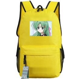 Sonozaki Shion backpack Higurashi When They Cry day pack school bag Cartoon Print rucksack Sport schoolbag Outdoor daypack