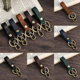 Keychains Unique Friendship Gift For Him Fashion Accessories Bag Pendant Car Key Ring Leather Keychain