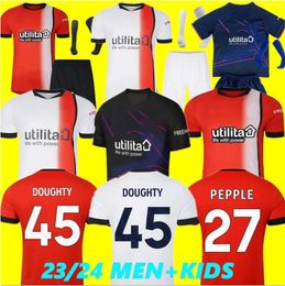 23 24 Luton Town Soccer Jerseys MORRIS WOODROW 2023 2024 Donaghy Mick Hartson Curtis Burke Berry Lansbury Home Away Third Jersey Top Football Shirt men kit Uniform