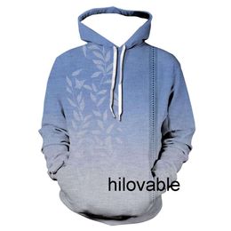 No logo fashions hilovable Mens hot selling 3D large size sweater vortex Print Long Sleeve Hoodie mens sportswear