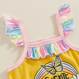 Clothing Sets Toddler Baby Girls Summer Clothes Sleeveless Ruffle Tank Tops Plaid Shorts Set Born Infant 2Pcs Outfit