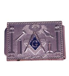 Masonic silver metal money clip mason symbol Wallet fashion men bank credit card accessory Mason mason jewelry5075534