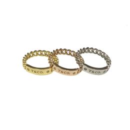 Tiffiny Rings Designer Women Luxury Original Quality Band Rings Pure Silver Ring Fashion Versatile Men And Women Ring