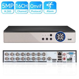 16CH CCTV DVR AHD 5MPN 5in1 AHD TVI CVI CVBS IP Camera Hybrid Digital Video Recorder Home Secuirty DVR CCTV System XMeye H265 240219