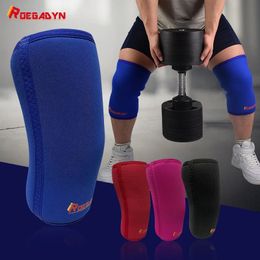 ROEGADYN Design 7Mm Stiff Neoprene Liftweighting Knee Pads Knee Braces Support For Arthritis Compression Knee Pads For Sport 240223