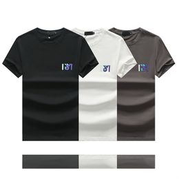 Men's Casual Summer Tshirt Clothing Luxury Monogram Gradient T-Shirt For Men Women Designer Tees Shirt Mens Streetwear Clothing Crew Neck Tshirt mo1