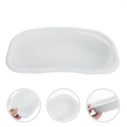 Disposable Dinnerware 20 Pcs Kidney Plate Tray Holder Degradable Useful Storage Multi-functional
