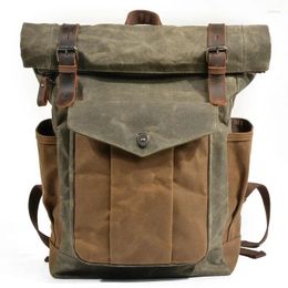 Backpack Casual Waterproof Canvas Men Women Preppy Style School Bags Unisex Vintage Big Travel Shoulder Mochila Backpacks