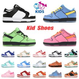 Designer Children Kids dunks Shoes Baby Low Panda Pink Girls Blossom Bubbles Phillies Jarritos Boys Big Kid Childrens Trainers【code ：L】Sneakers