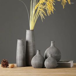 Vases Small Vase Decoration High-Grade Dried Flower Arrangement Living Room And Sample Bookcase Resin