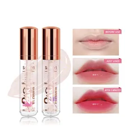 Gold Foil Nourishing Moisturizing Lip Glaze Color Changing Lipstick Lip Gloss Dry Flower Lip Glaze